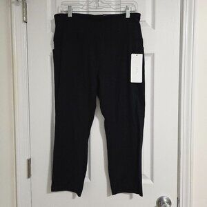 Womens Black XL RBX Ultra Luxe Capri Leggings NWT